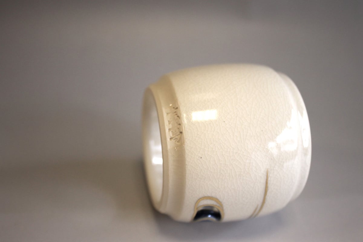 真葛香斎 蓋置水紋【茶道具／蓋置／共箱】 | 龍門堂