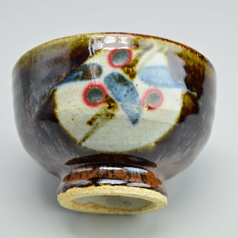 椋木英三 笹文鐡薬碗 | GALLERY 旭