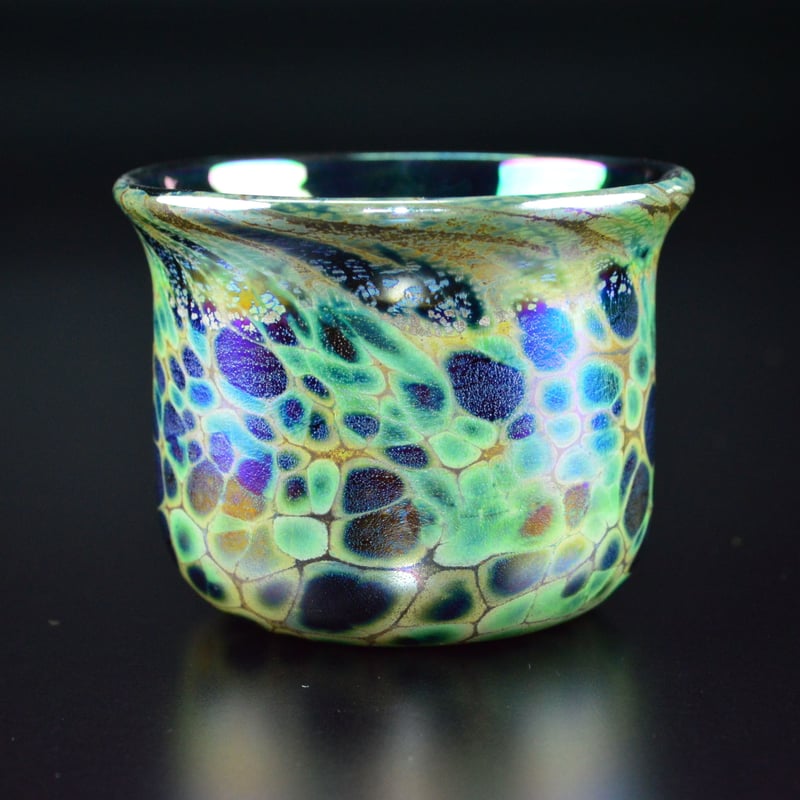 江副行昭 手造りガラス熔壌ぐい呑 | GALLERY 旭