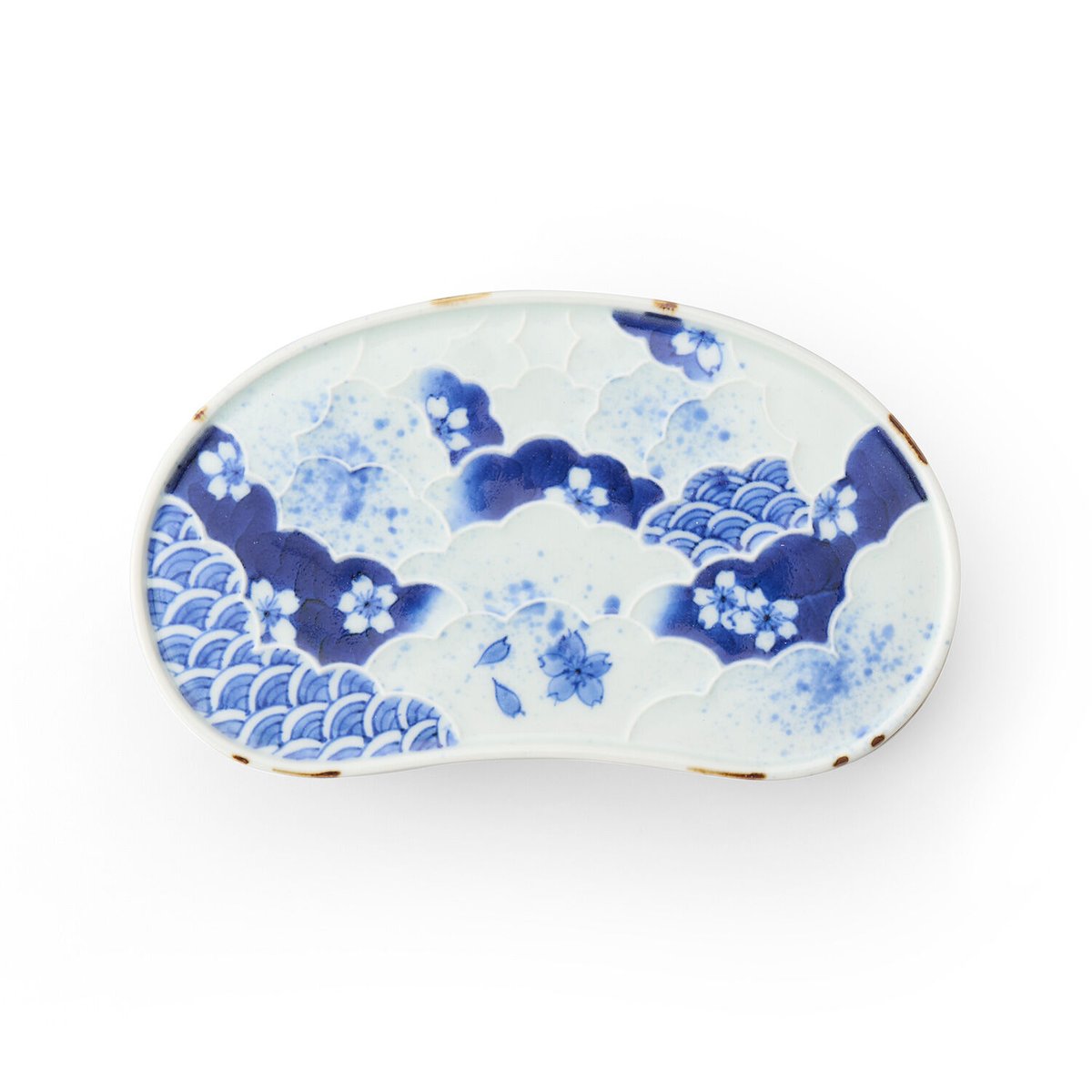 半窓造 あめ釉 陶板 長方皿 足付陶板皿 箱付 半窓造 あめ釉 陶板 長方