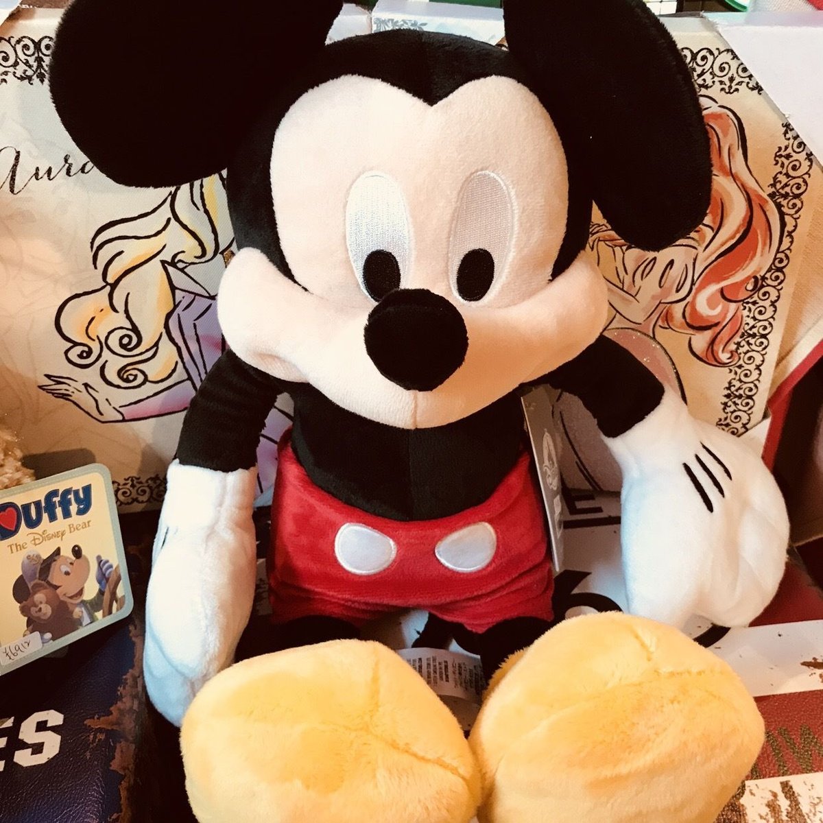 USA直輸入】DISNEY ミッキー ぬいぐるみ Mサイズ 17インチ プラッシュ