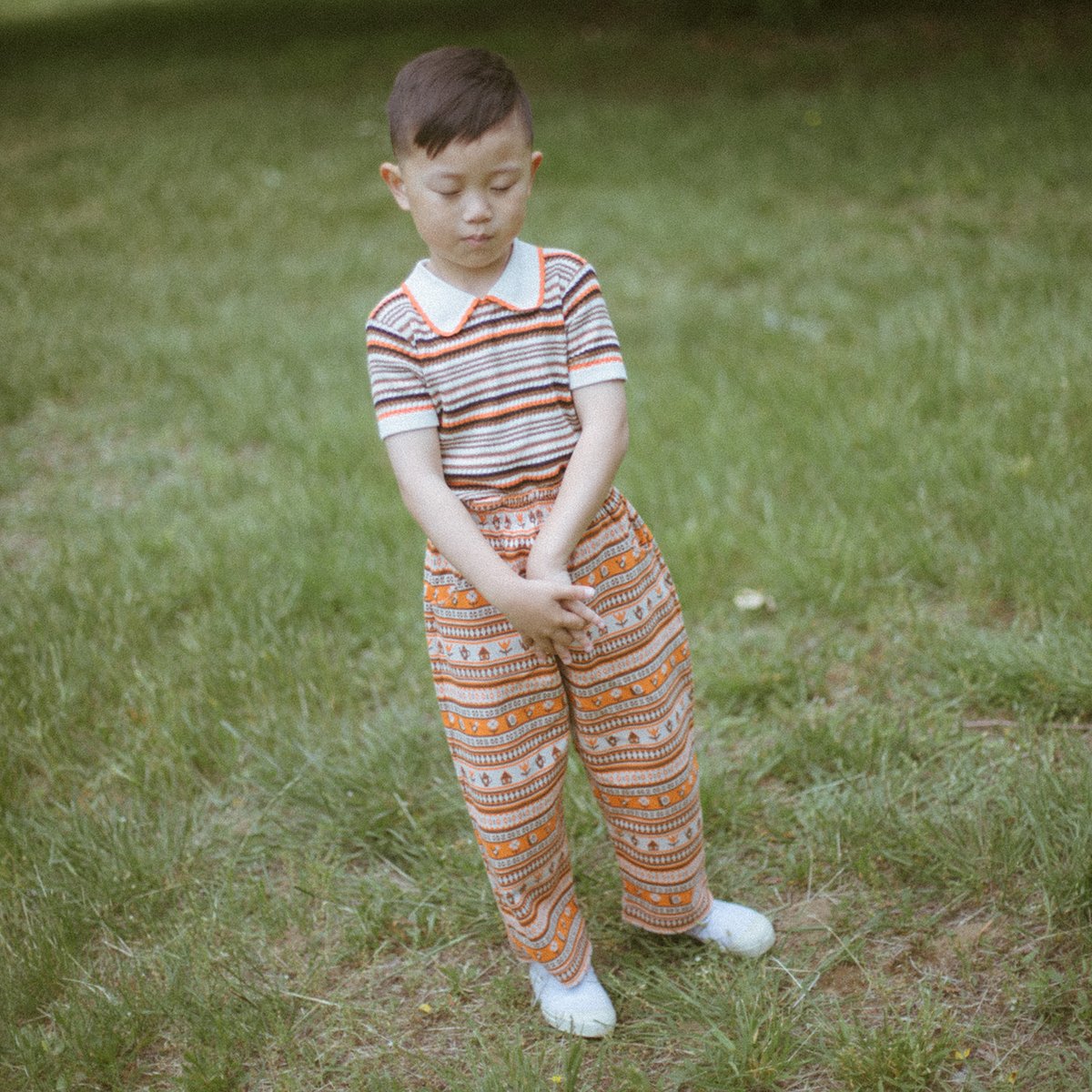 misha&puff / A-Pant 4y Misha and Puff 花鉄 Sailor Pants 4y 新品