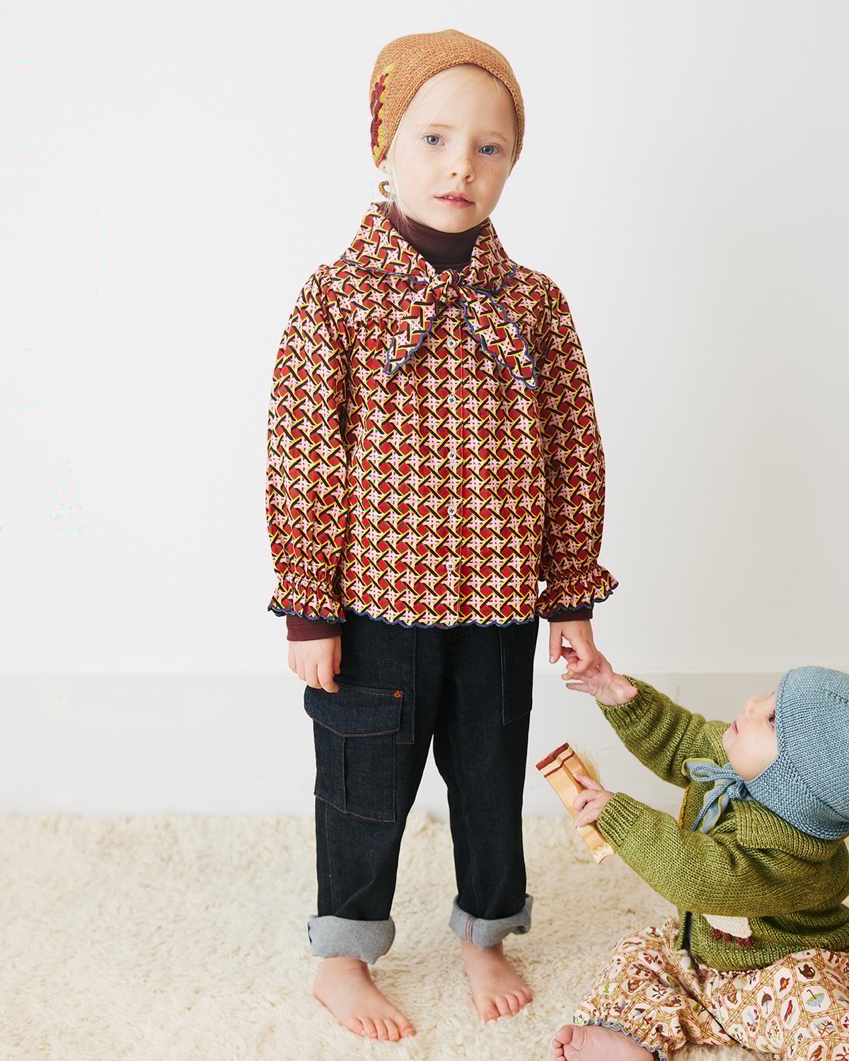 ボトムス・スパッツ Misha&Puff Utility Jean 4Y ボトムス・スパッツ