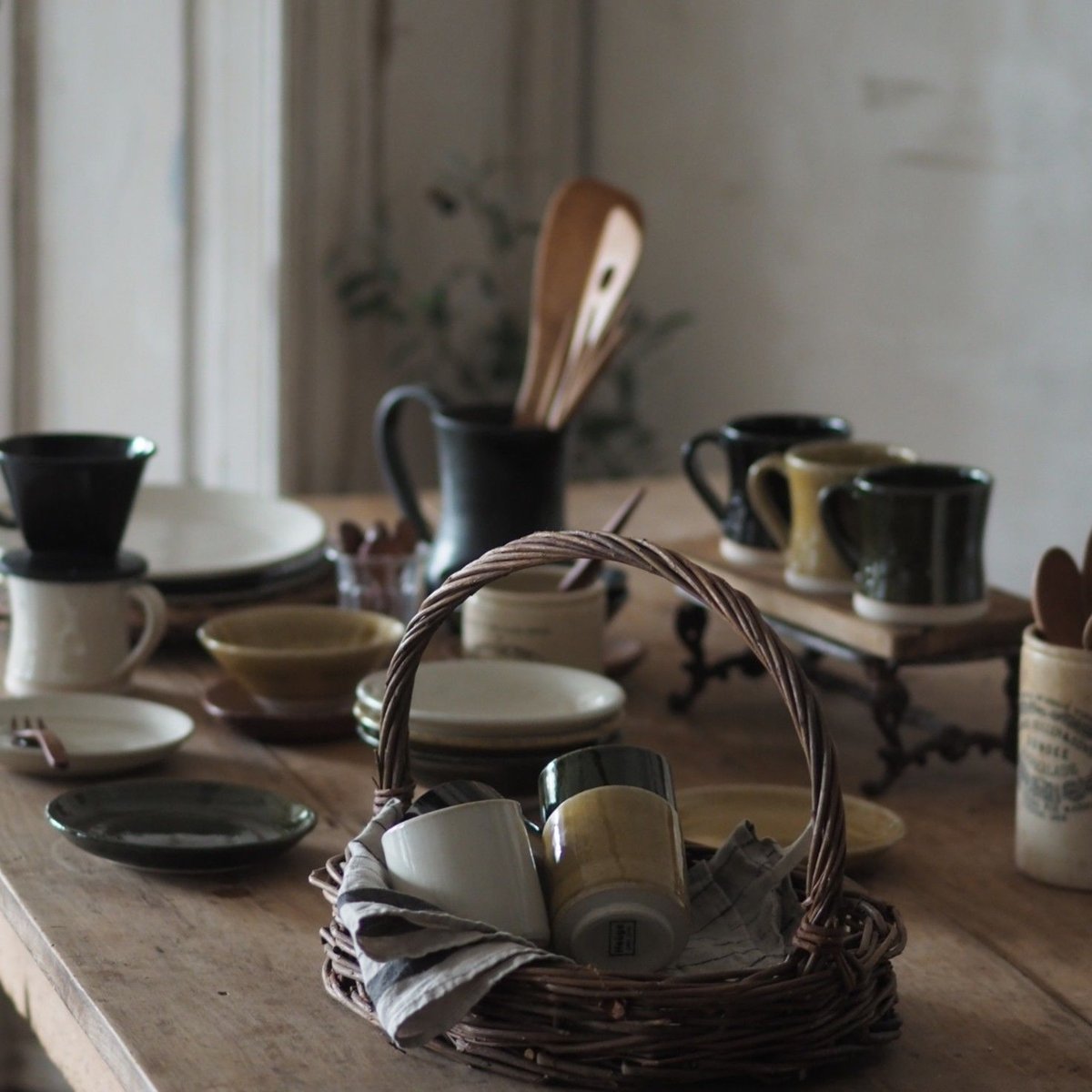 黄瀬戸水差し 茶道具 水指 水差し 黄瀬戸焼又は志野焼又は織部焼 加藤