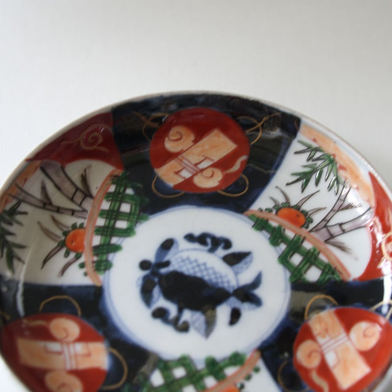 T-01 古伊万里 KOIMARI 柘榴文 色絵 手塩皿 5枚セット | imarimaru