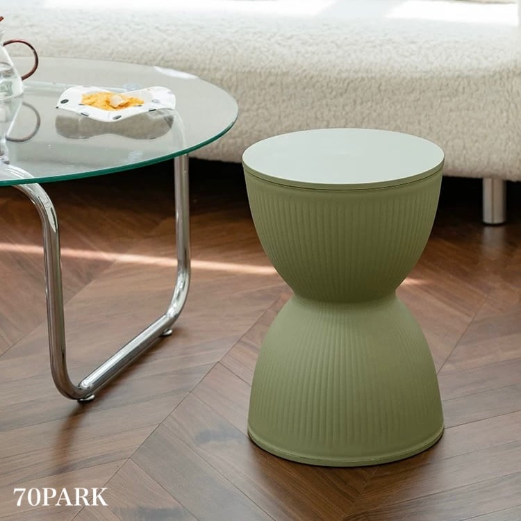 砂時計デザイン シンプル サイドテーブル スツール 全6色 チェア | 70PARK