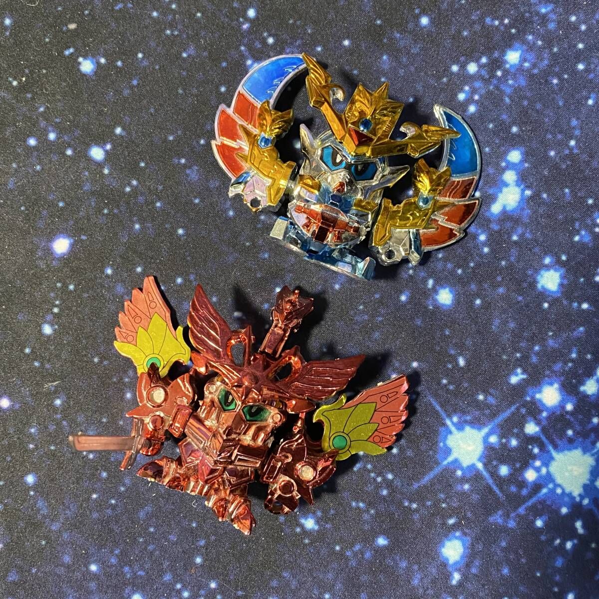 SDガンダム 頑駄無大将軍コレクション フルカラーメッキ2体 BOXつき