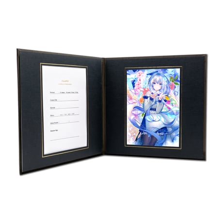 ChieArt 直筆サイン入り版画「碧の記憶」 完売品 133枚限定 Chie Art