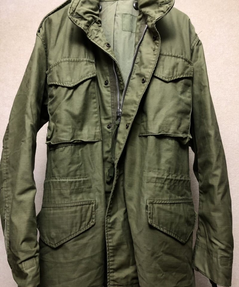 米軍枯渇アルミジッパー黄金サイズ〉米軍実物M-65フィールドジャケット