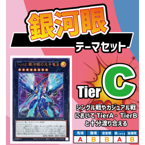 ◇遊戯王OCG 銀河眼 デッキ・メインパーツセット (2024年7月更新
