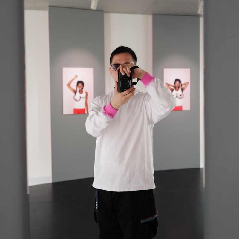 2月11日再販 [anytee classics] Pink Dyed Long Tee |