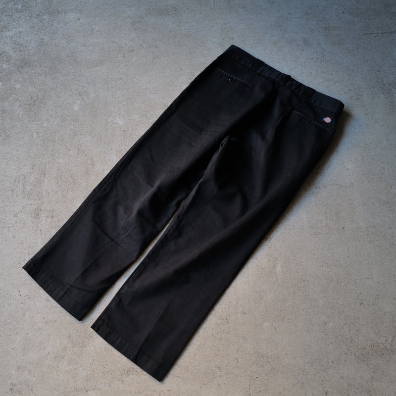 美品！80s USA製 Dickies874 ブラック チビタグ 股ガゼット 80s