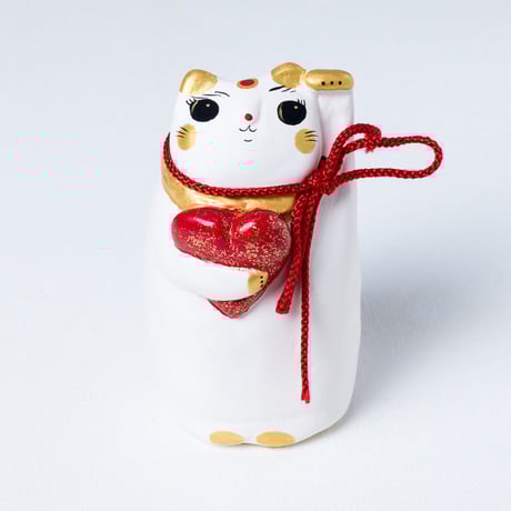 MICAO 版画額装品（ジクレー） 「招きネコ（クリスマスバージョン