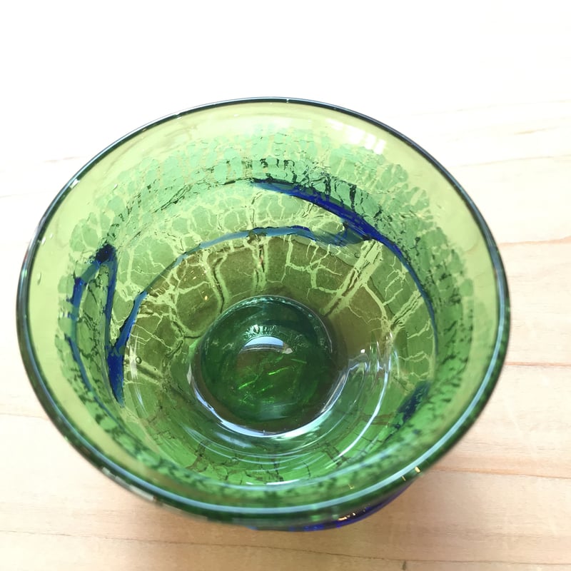 琉球ガラス 稲嶺盛吉 ぐい呑 土紋 | BRILLANTE IL SUZUKI SALONE