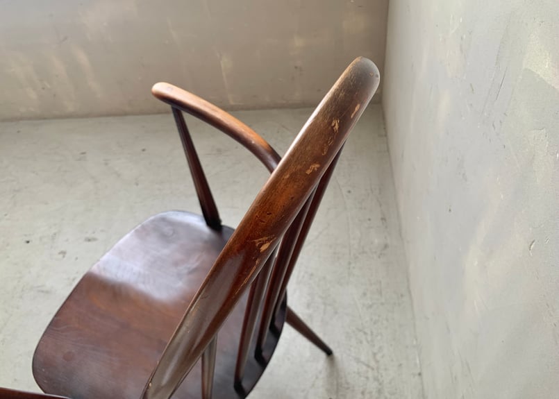 ERCOL アーコール クエーカーアームチェア ダーク S-2312-52 | mumokut