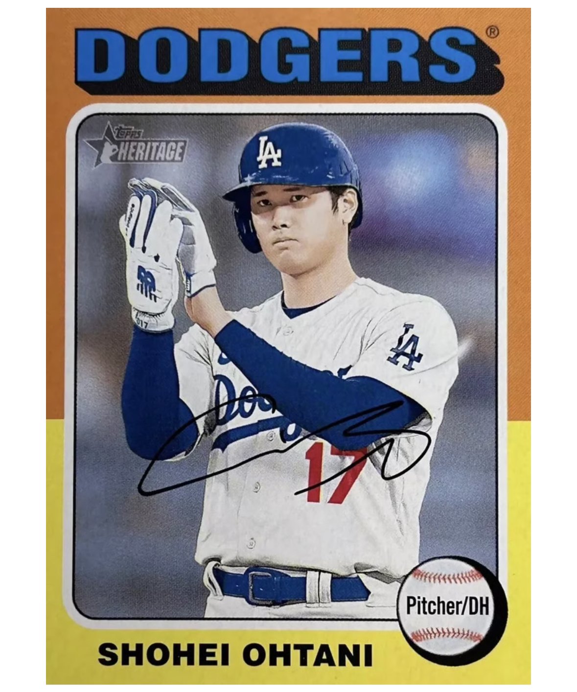 大谷翔平 北海道日本ハムファイターズ時代の 直筆サイン色紙 (額縁付き