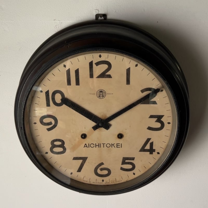 AICHI TOKEI愛知時計 壁掛け時計 ミッドセンチュリー 昭和レトロモダン