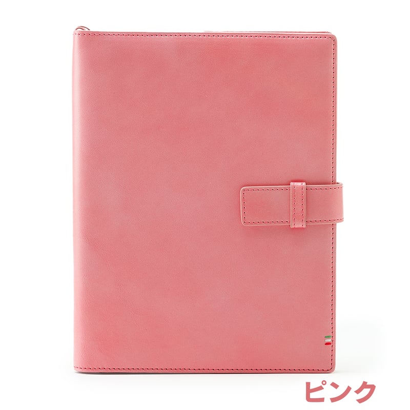 お値下げ！BONAVENTURA ピンク レザー ノートカバー A5極美品！ボナ