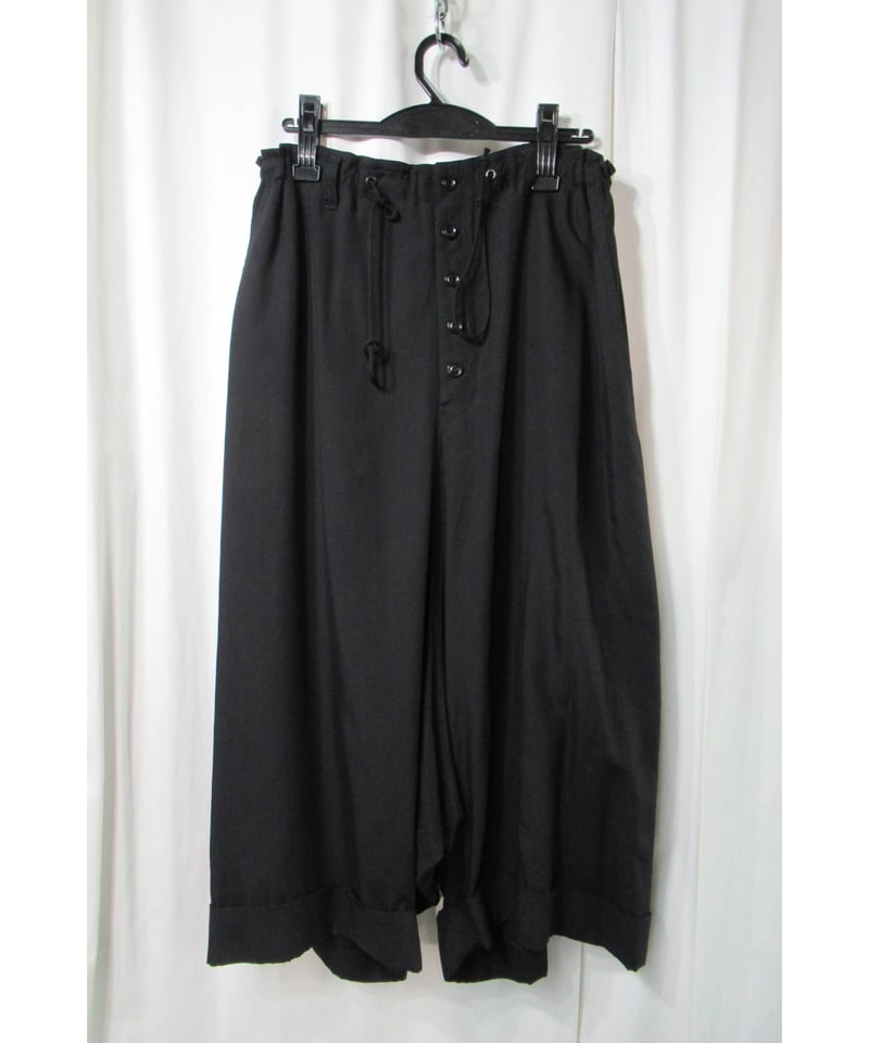 Y's ワイズ ヨウジヤマモト ブラックデニム サルエルパンツ Y's ワイズ