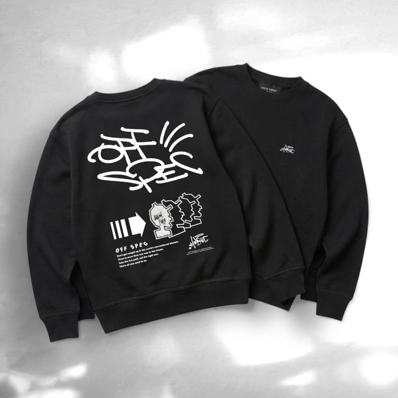 通常販売】サガラ刺繍2026ss HEAVY ONZ SWEAT/BLACK/M/L/XL