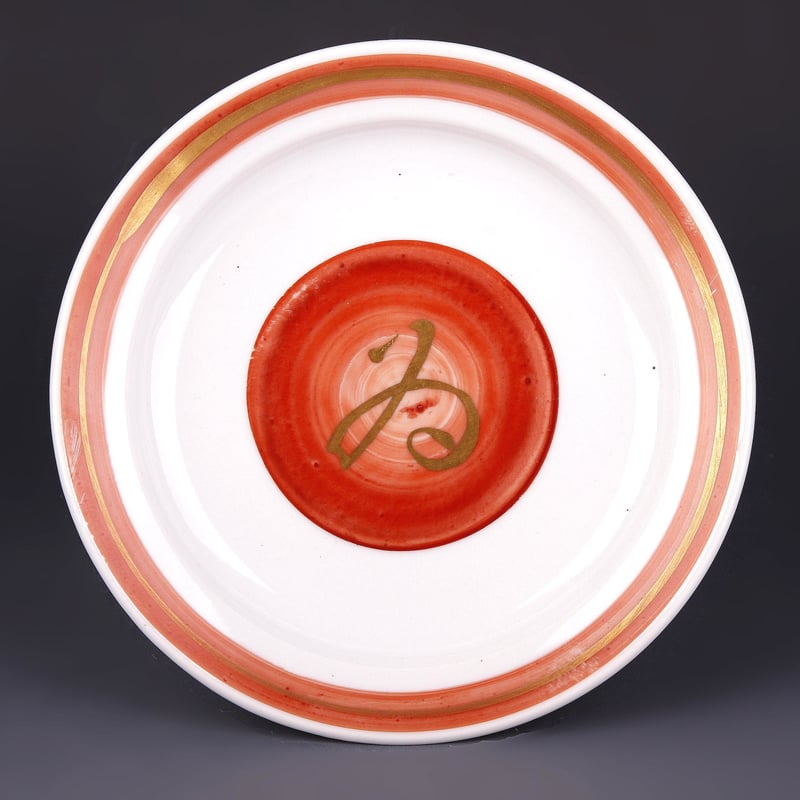 四代上出喜山 金文字入 絵変わり 銘々皿 共箱 九谷焼 | HIYOSHIDO