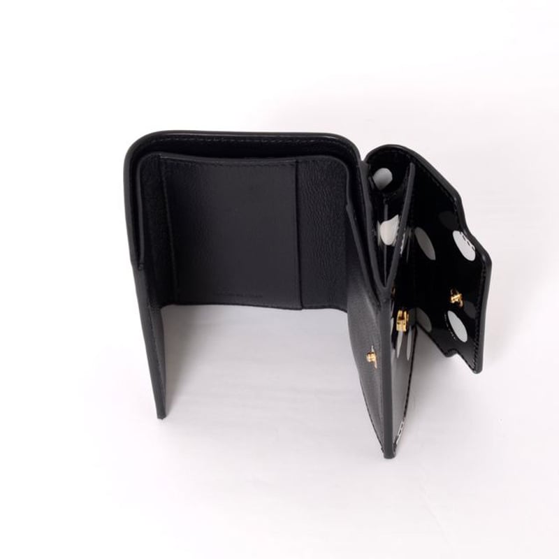 マルニ Marni 三つ折り財布 パテントレザー 水玉 | YOKOAUNTY