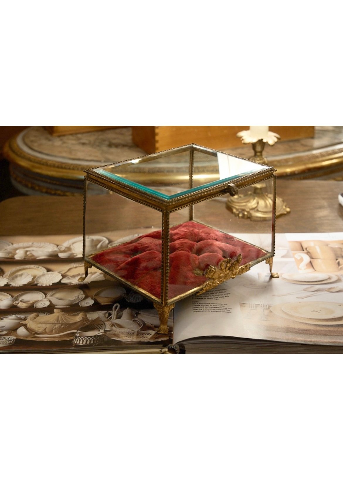 豪華 19世紀 アンティーク ジュエリーボックス フランス 木箱 木製