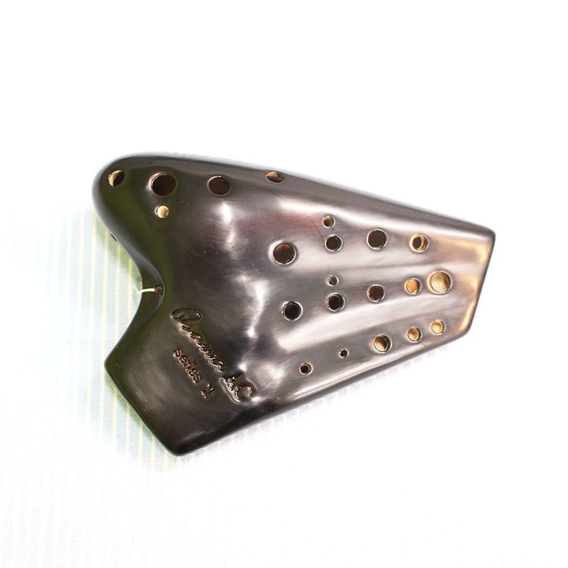 トリプル オカリナ アルト AC 複数管 楽器 陶器 C管 ocarina トリプル