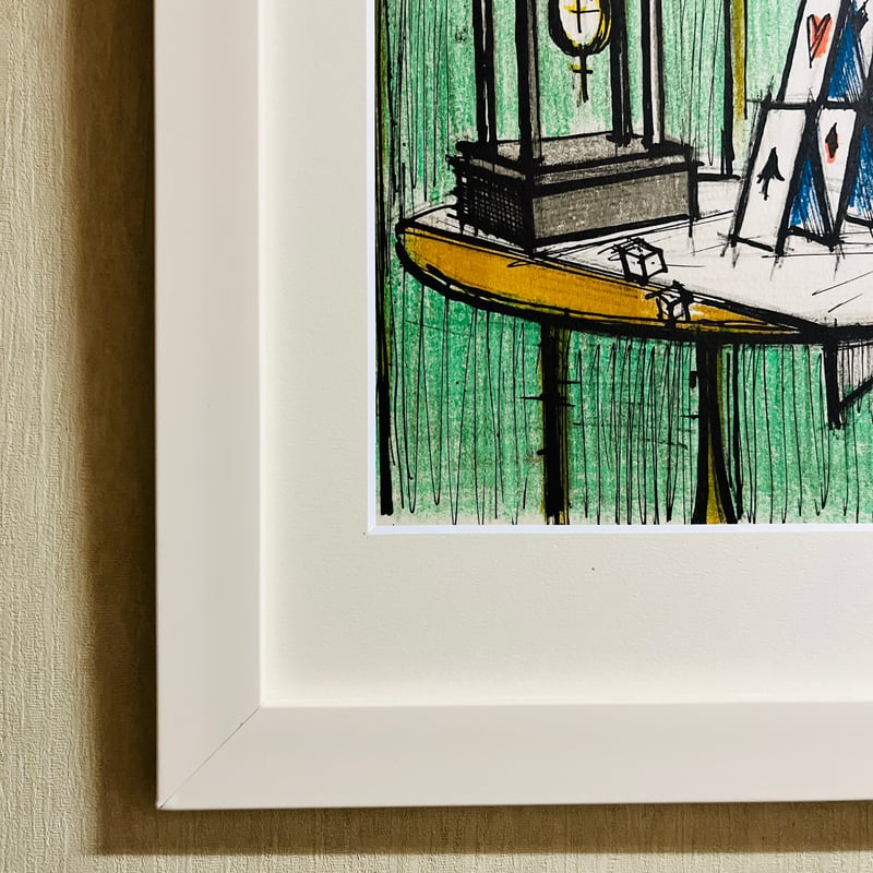 ビュフェ リトグラフ 「カードの城 」 ベルナール・ビュッフェ<トランプの城>1979 リトグラフ 1979 | A.Gallery