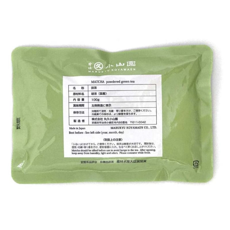 丸久小山園 抹茶 五十鈴 100g 10袋 丸久小山園抹茶 五十鈴100g袋10