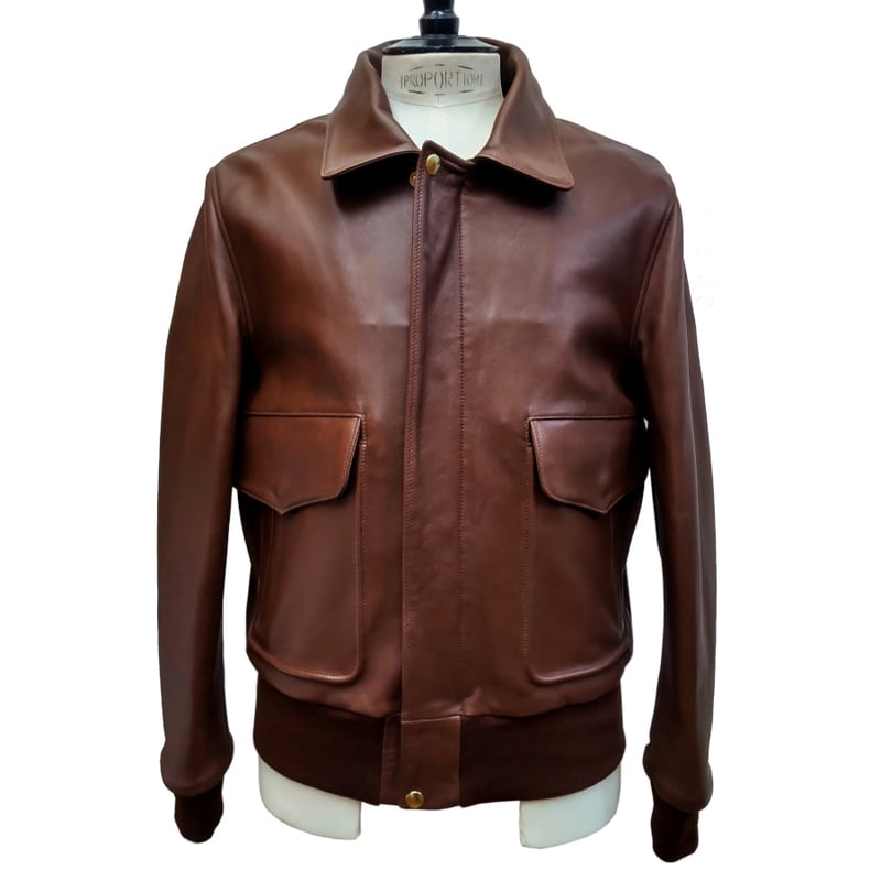 CHAPAL（シャパル） フランス製 G1タイプ ブルゾン 羊革 メンズ