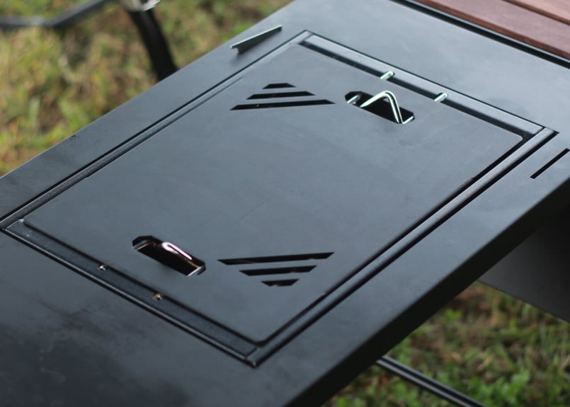 B*o様 アイアンテーブル＋ブラックマルチプレートセット アイアン工房