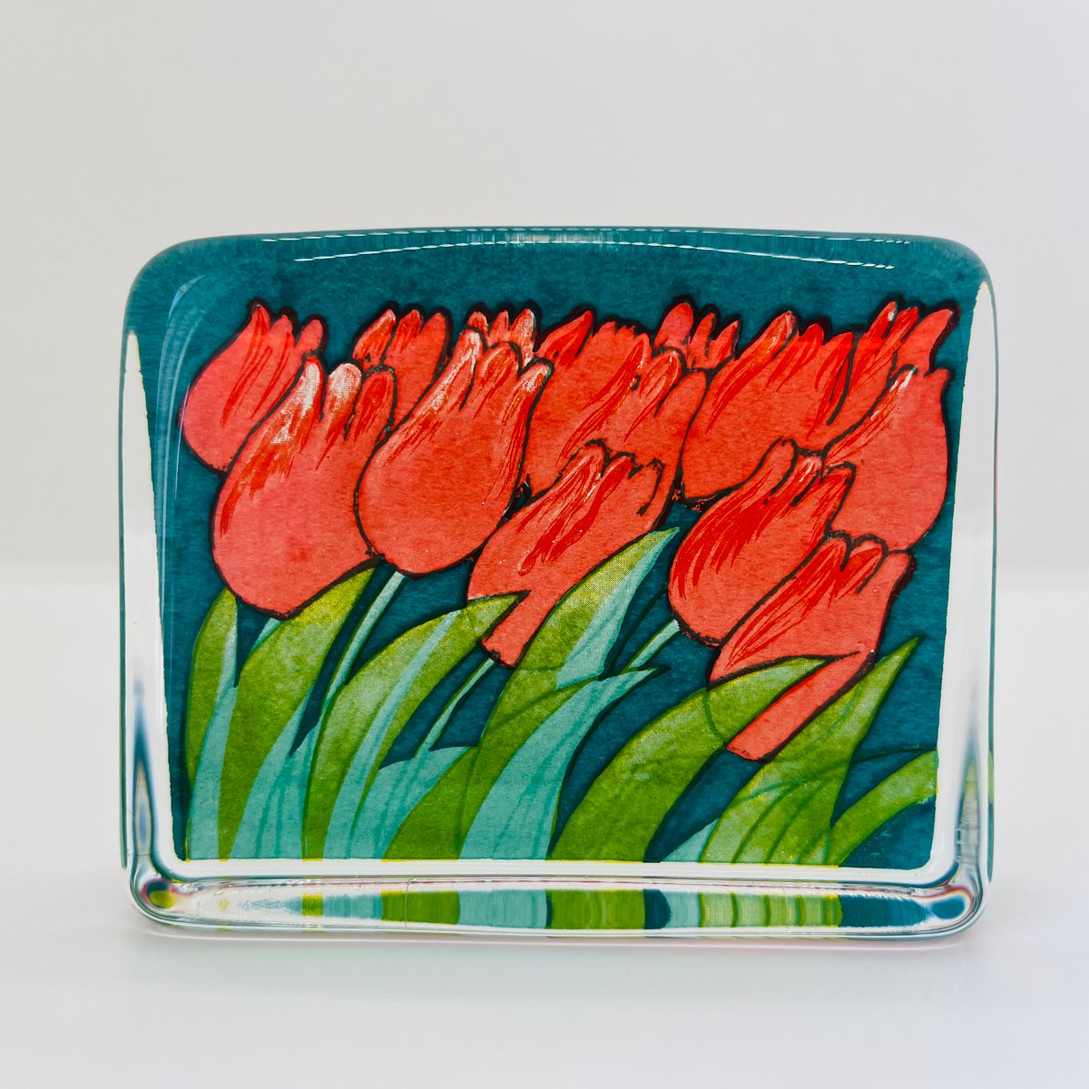 Helja Liukko-Sundstrom】チューリップのガラスカード《Iitala》 |