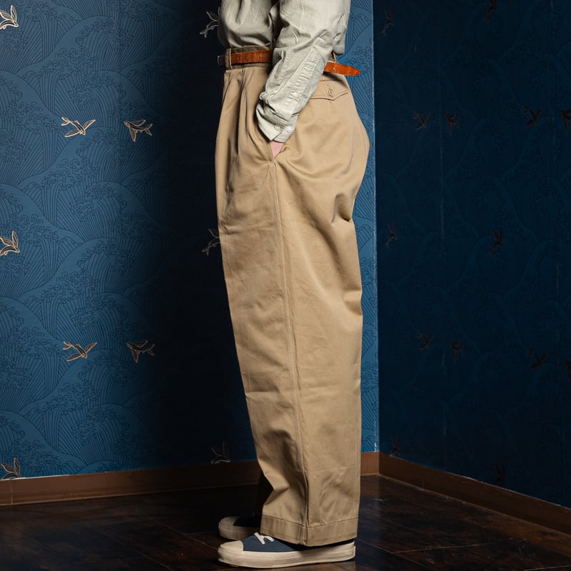 French Army M52 Chino Trousers Late 34(14) Dead