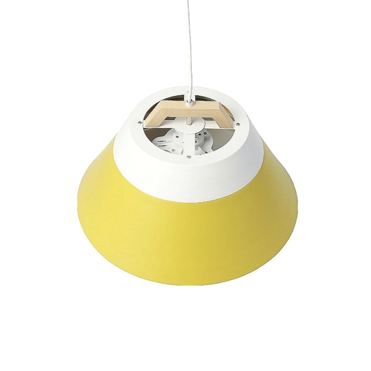 シーリングライト・天井照明 LAMP by 2TONE 3BULB PENDANT WH/YE BRID