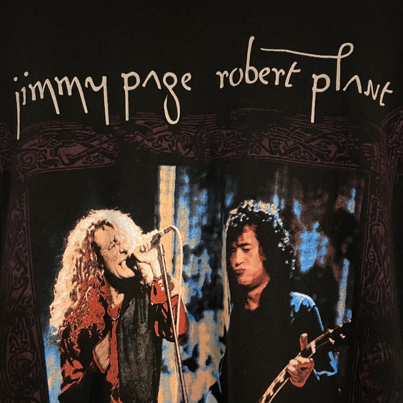 90s Hanes Jimmy page × Robert Plant NO QUARTER
