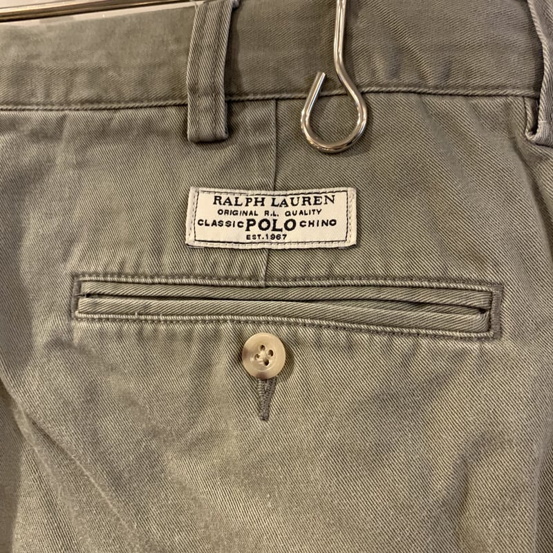 ☆ヴィンテージ☆ラルフローレン チノパン カーキ ポロチノ 34×32 90s