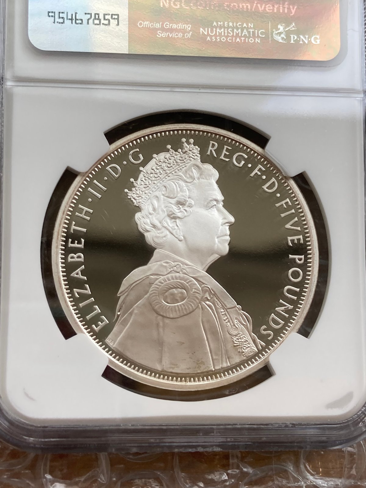 NGC鑑定PF70 ダイヤモンドジュビリー 2012年 エリザベス女王60周年記念
