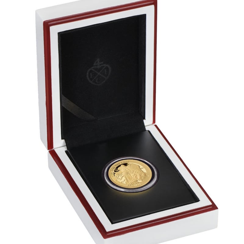 2021年 ウナとライオン セントヘレナ 1/4オンス金貨 プルーフコイン
