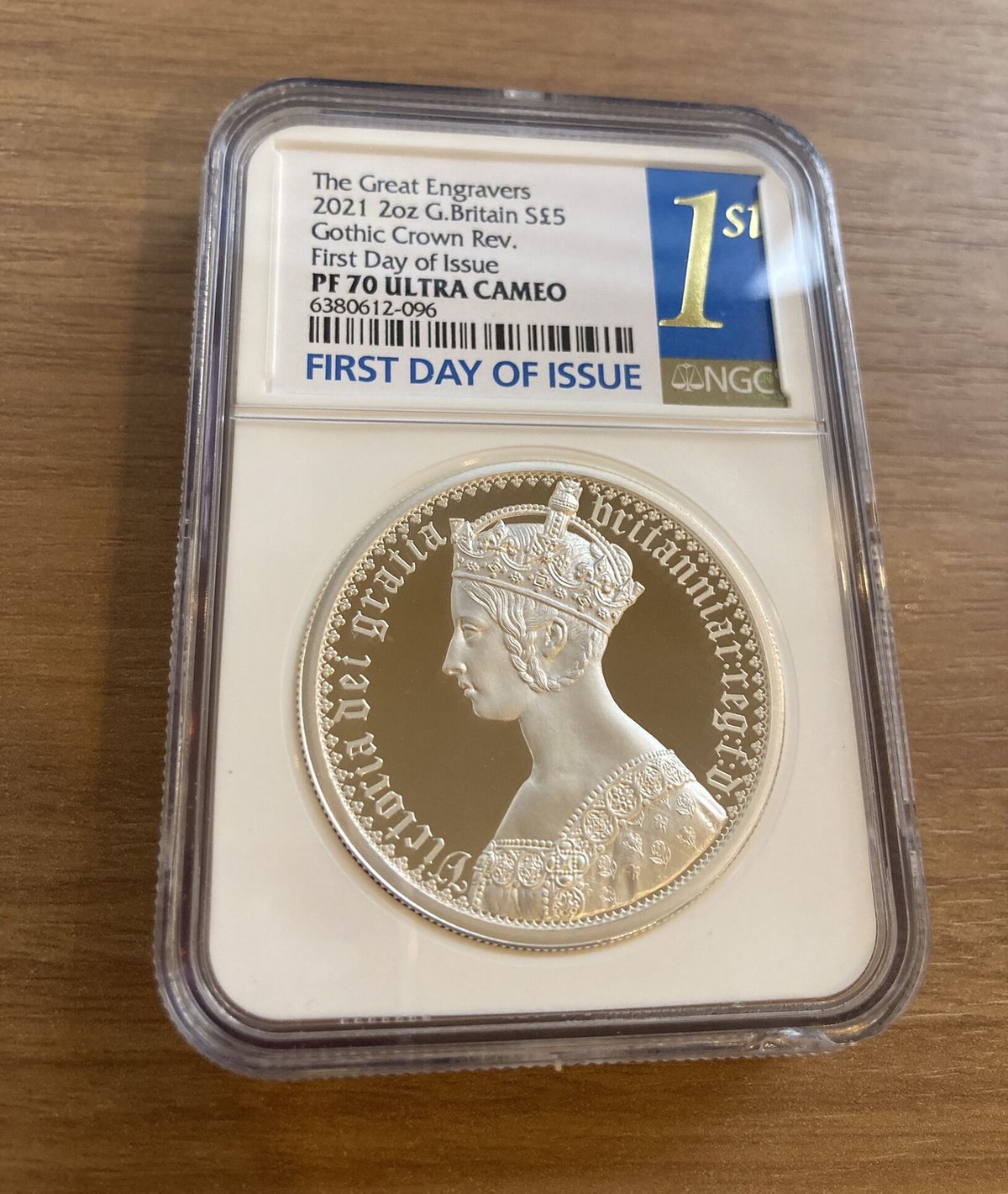 最高鑑定】2021 オルダニー ゴチッククラウン 銀貨 ゴシック ゴチック