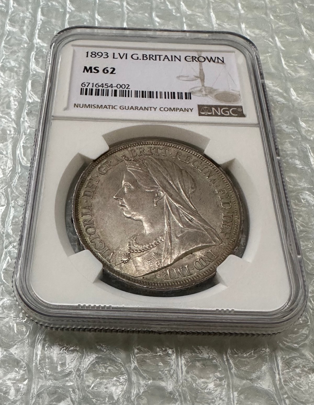 1764年 ロシア ルーブル銀貨 ＆ 1818年イギリスクラウン銀貨 1897年