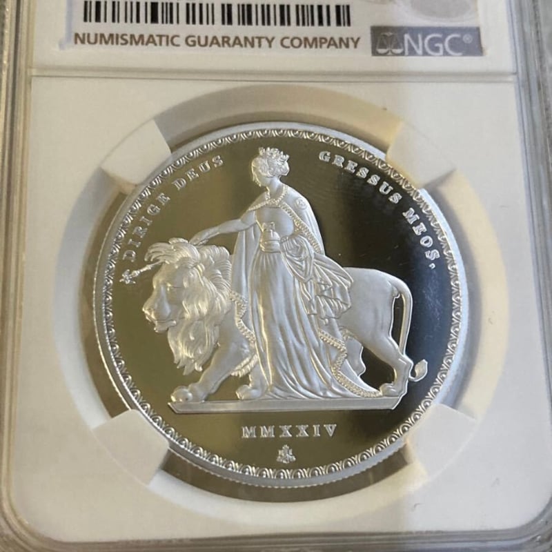 2024年版 NGC鑑定PF69 ウナとライオン 東インド会社 ウィリアム