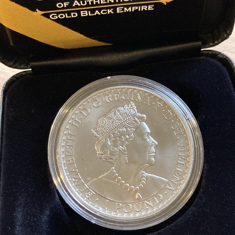 ウナとライオン 希少 2022年 セントヘレナ 純銀 1オンス 銀貨 2025年