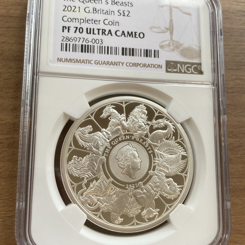 NGC70鑑定】コンプリーター・最終版 クイーンズビースト 1オンス 2
