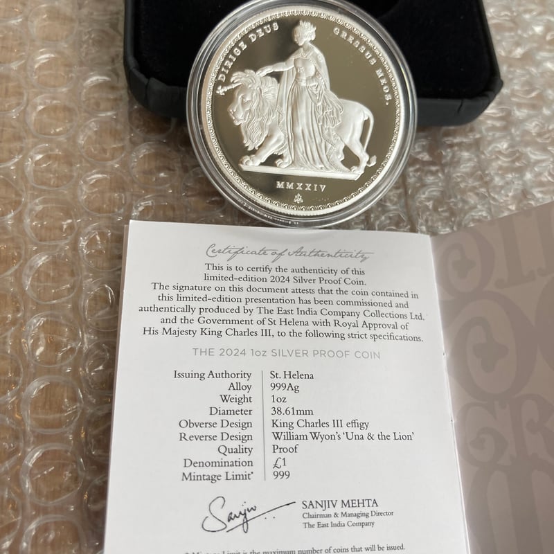 動画あり 2024年 東インド会社 ウナとライオン ウィリアム・ワイオン版