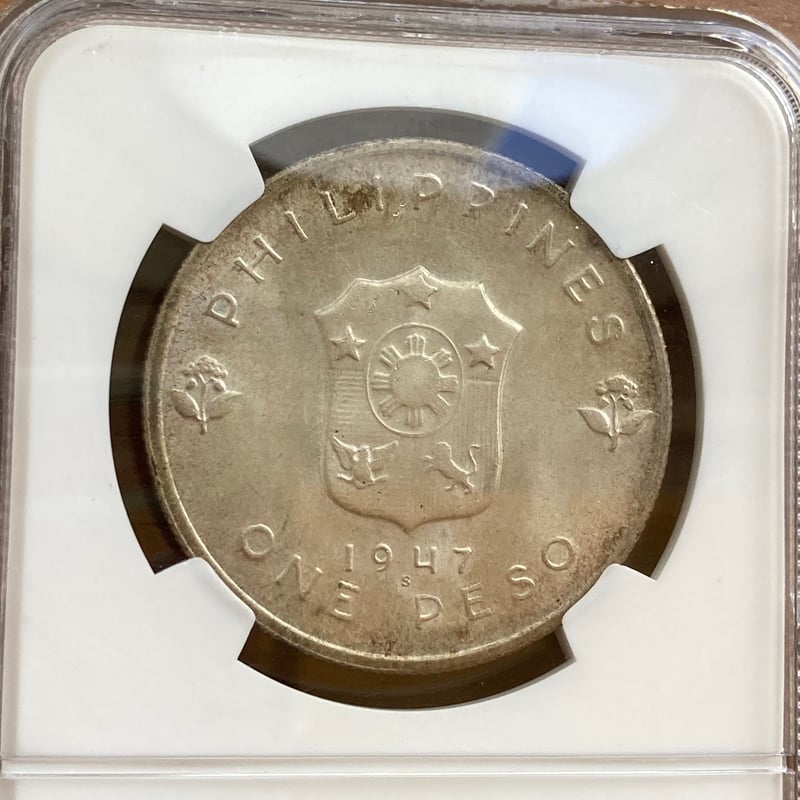 NGC鑑定MS65 1947年 アメリカ米国領フィリピン共和国 ダグラス