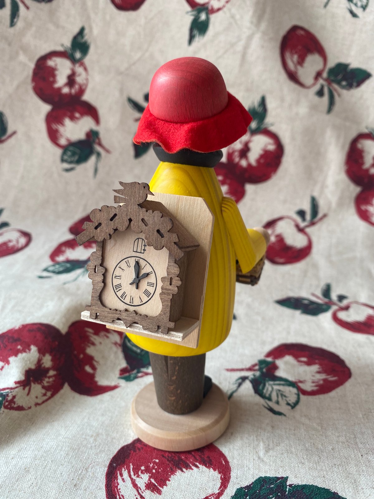 時計売り ドイツ クーネルト社 煙だし人形 パイプ人形 香炉 木製