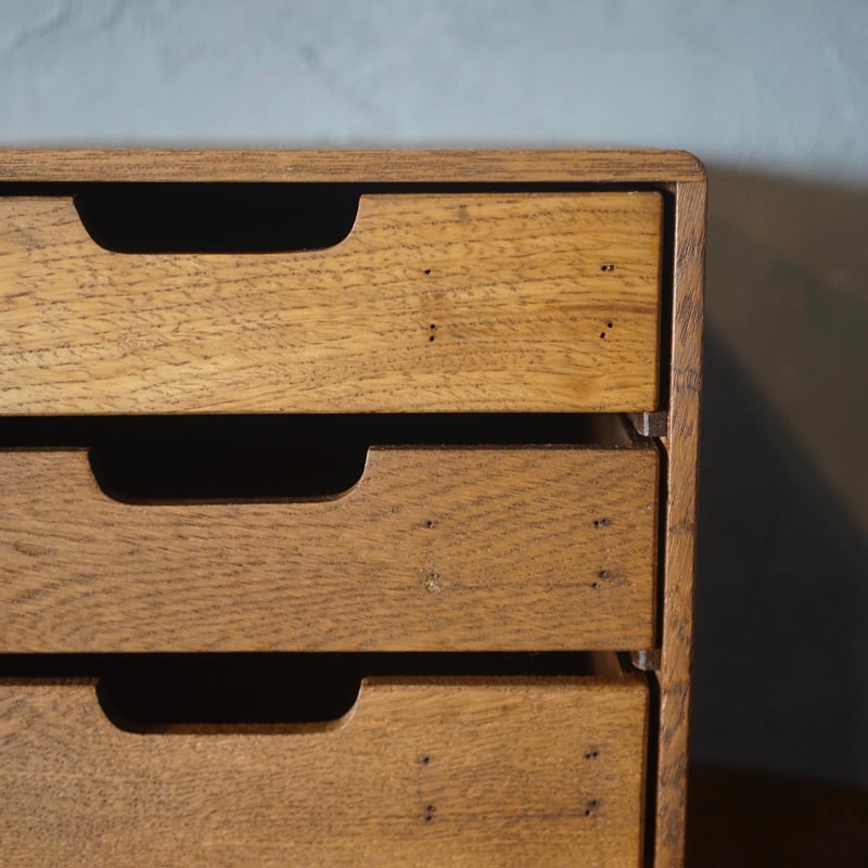 4杯小引き出し 小抽斗 木製 収納 家具 古道具 古家具 アンティーク