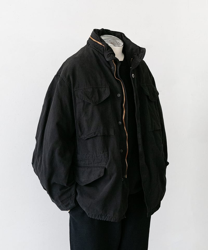 COMOLI 24AW 製品染 M65 ジャケット BLACK 3 C O M O L I _ 製品染 M65