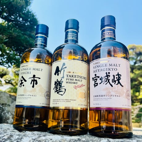 知多700ml×1本宮城峡700ml×1本竹鶴700ml×4本セット